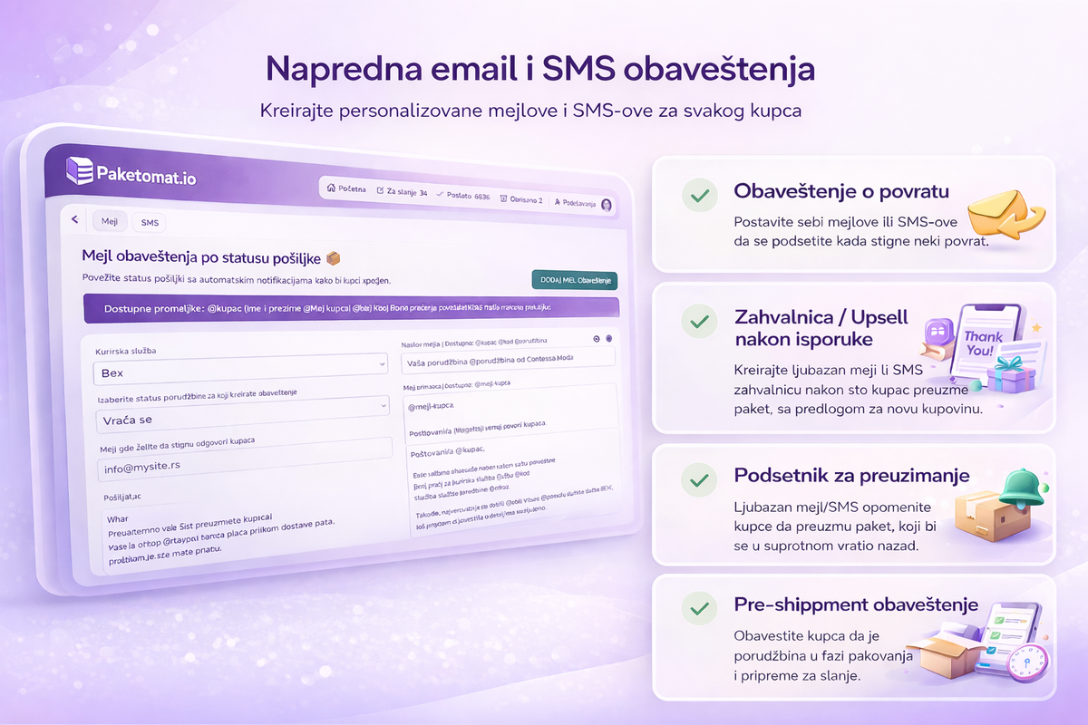 Paketomat.io - vaš logistički partner u online poslovanju – Paketomat App